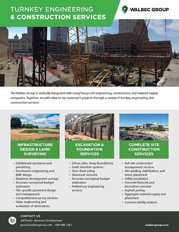 Turnkey Engineering Construction Services Booklet cover